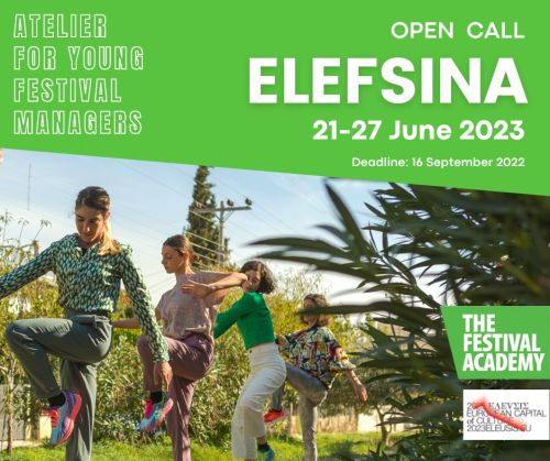 2023 Elefsina: Μυστήριο 45-Atelier for young Festival Managers 2023